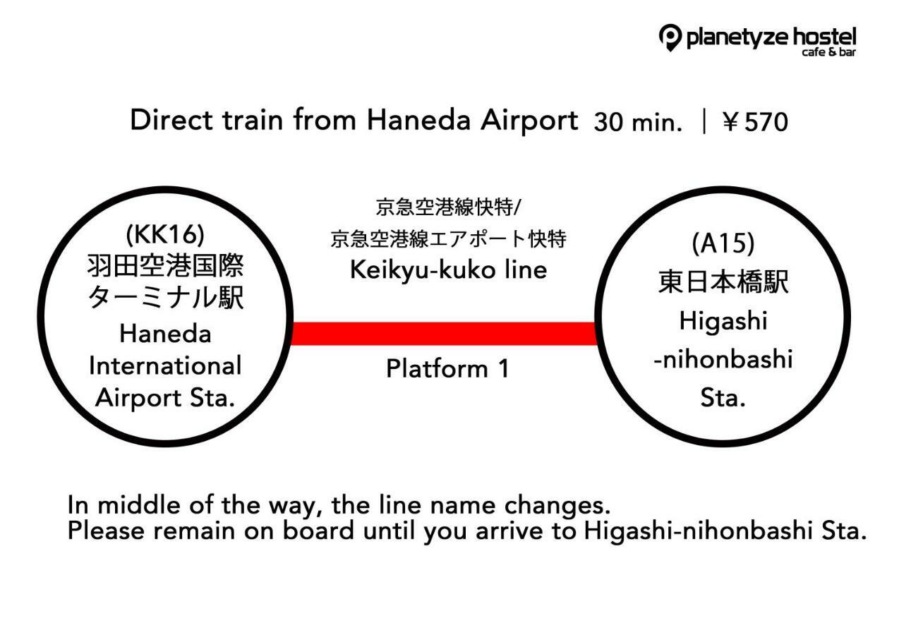 Planetyze Hostel Prefektura Tokio Exteriér fotografie